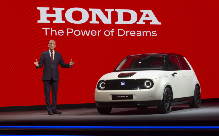 Primeira prova do protótipo da Honda CR elétrica