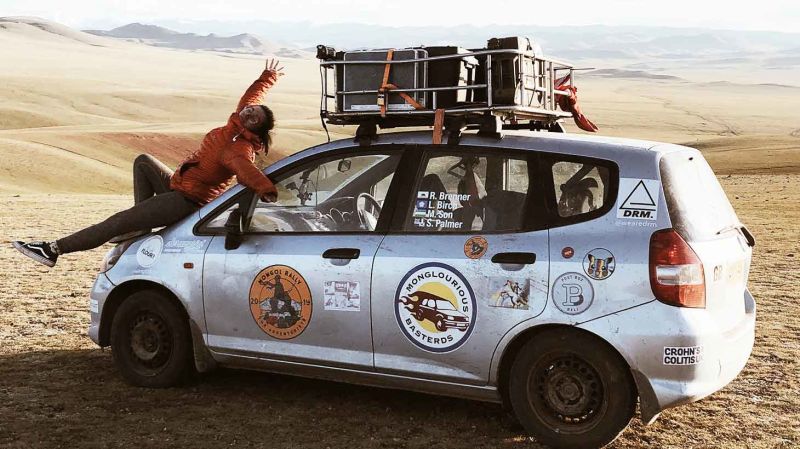 Carro Citadino Honda Jazz participa no Rally Mongol