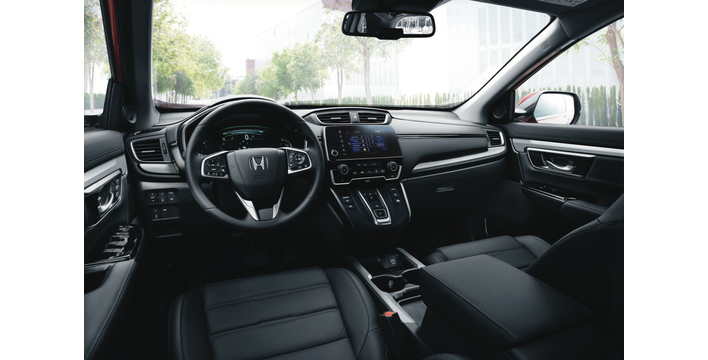 O interior do Honda CR-V Híbrido