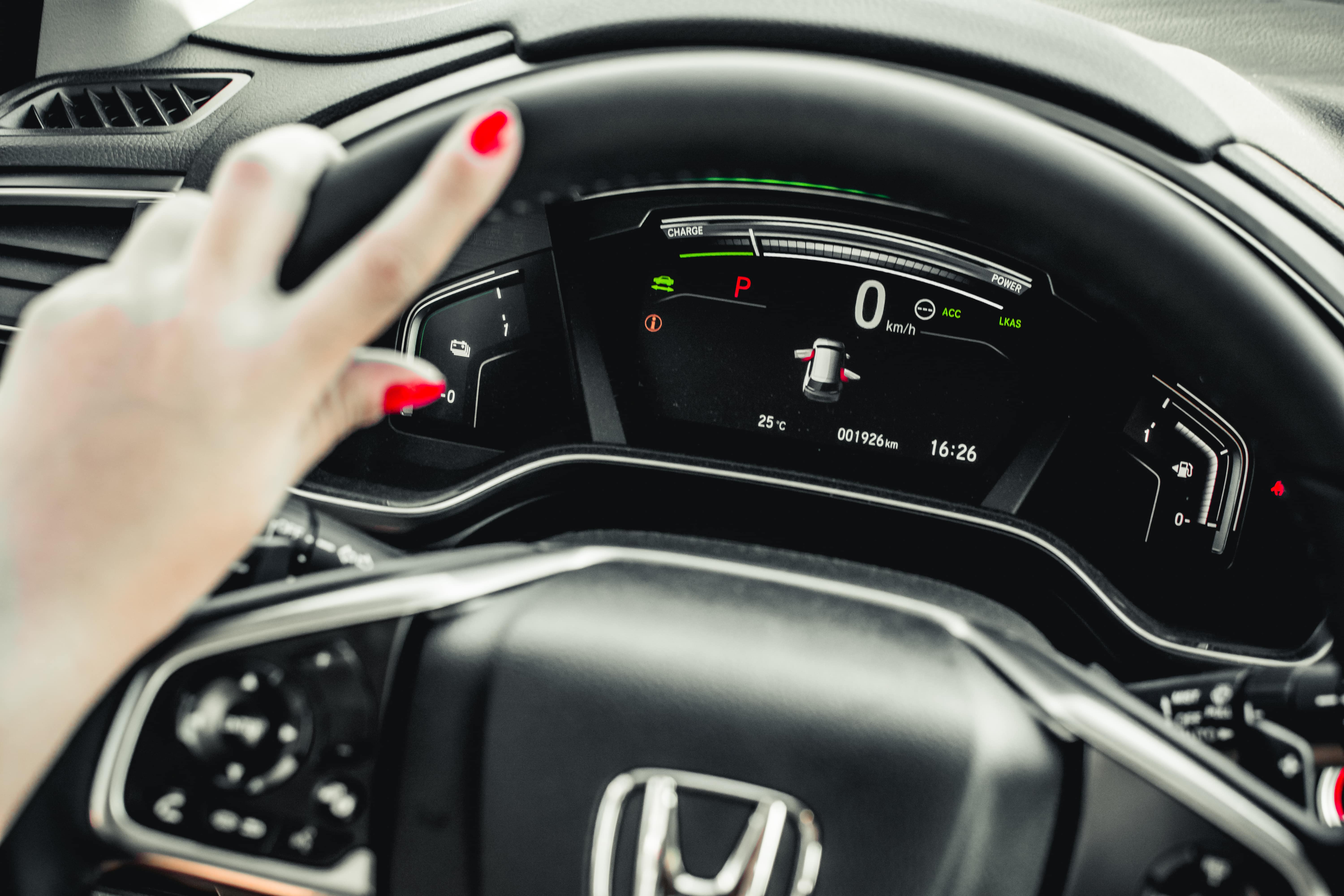Cinto de segurança para grávidas no Honda CR-V Hybrid