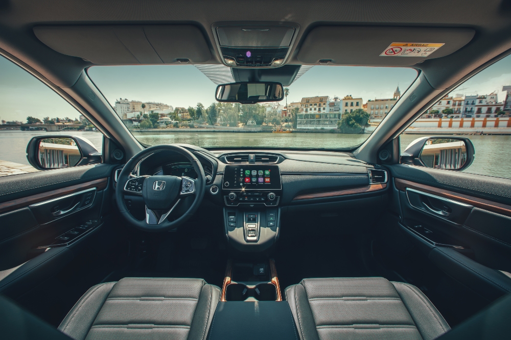 Interior do Honda CR-V Hybrid