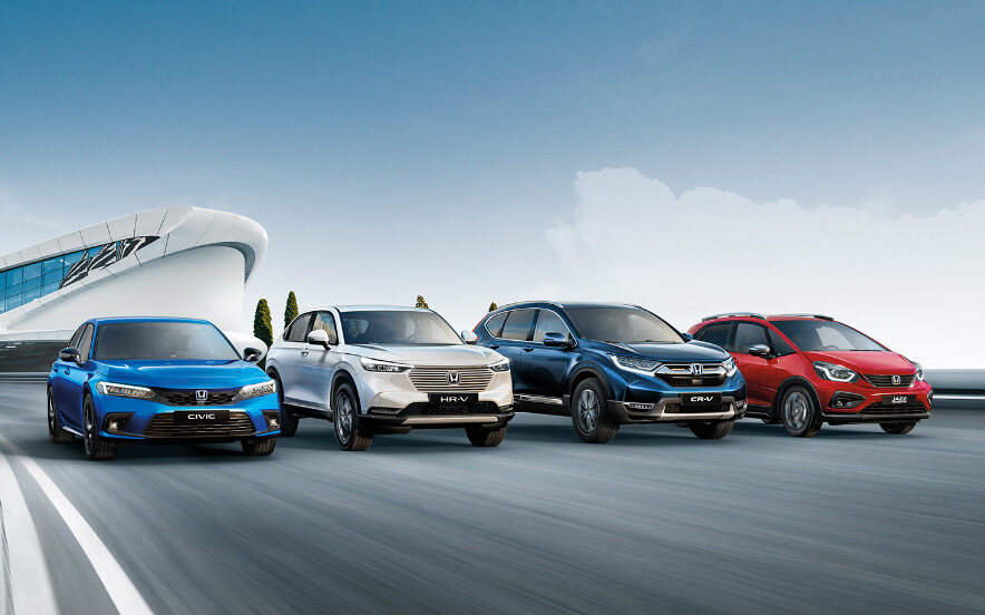 Honda Civic, HR-V, CR-V e Jazz