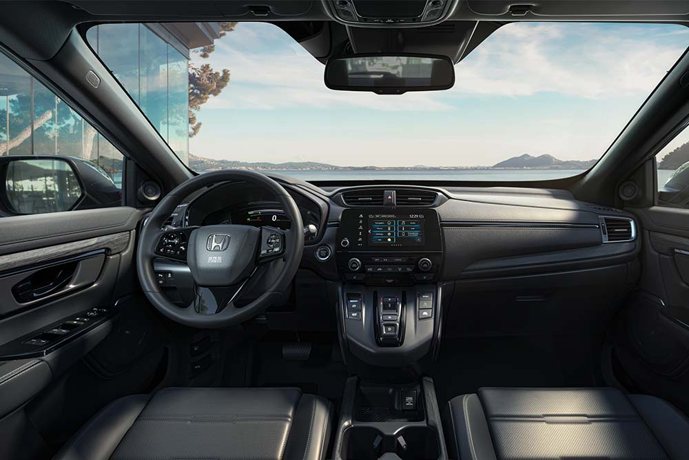 interior Honda com mudanças automáticas