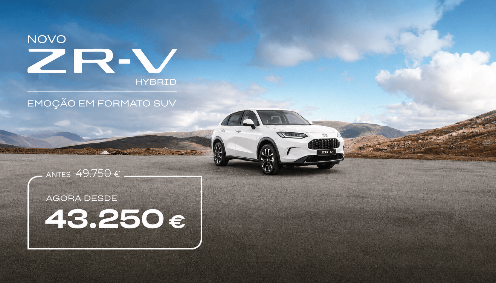 carro branco na montanha