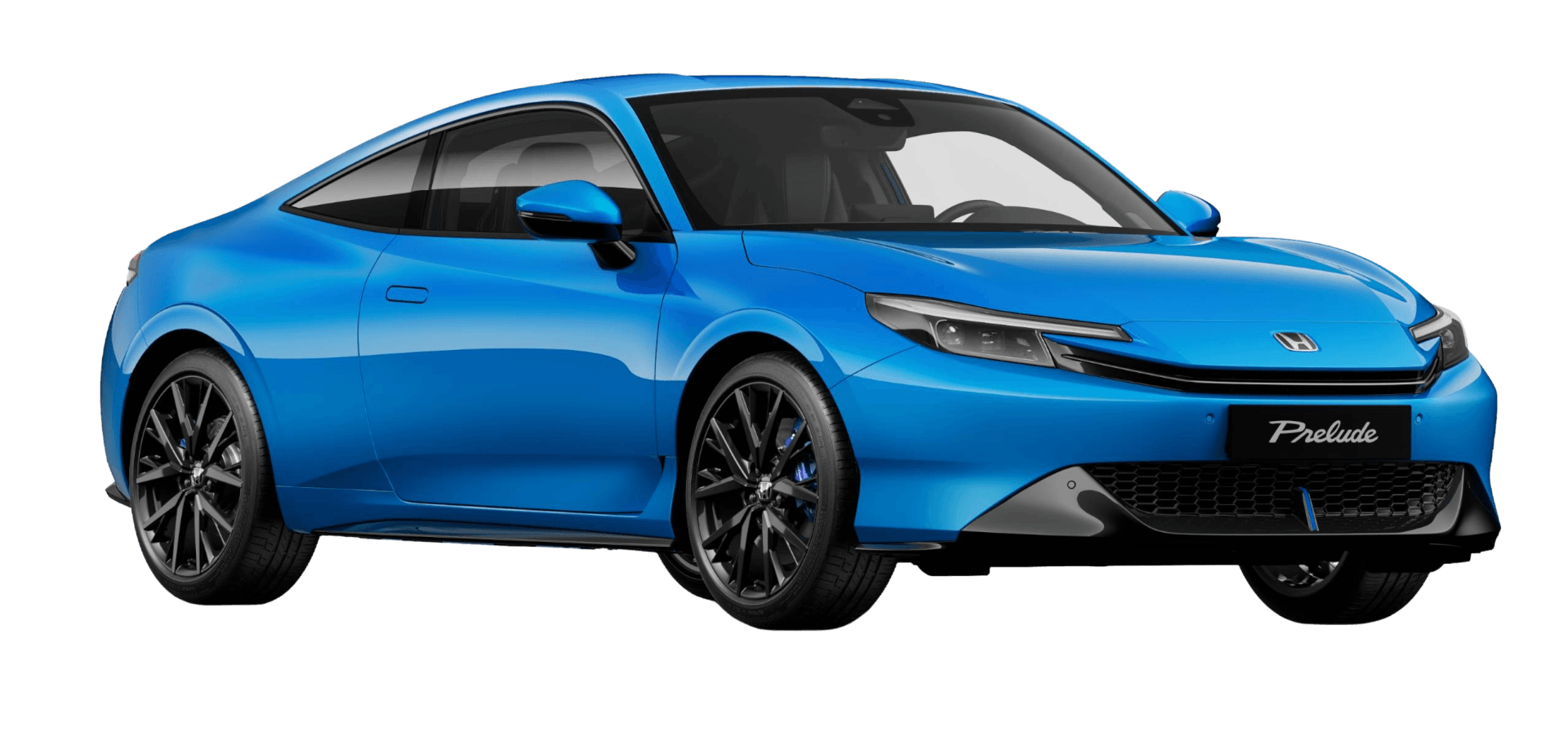 Prelude Hybrid na cor racing blue pearl 3/4